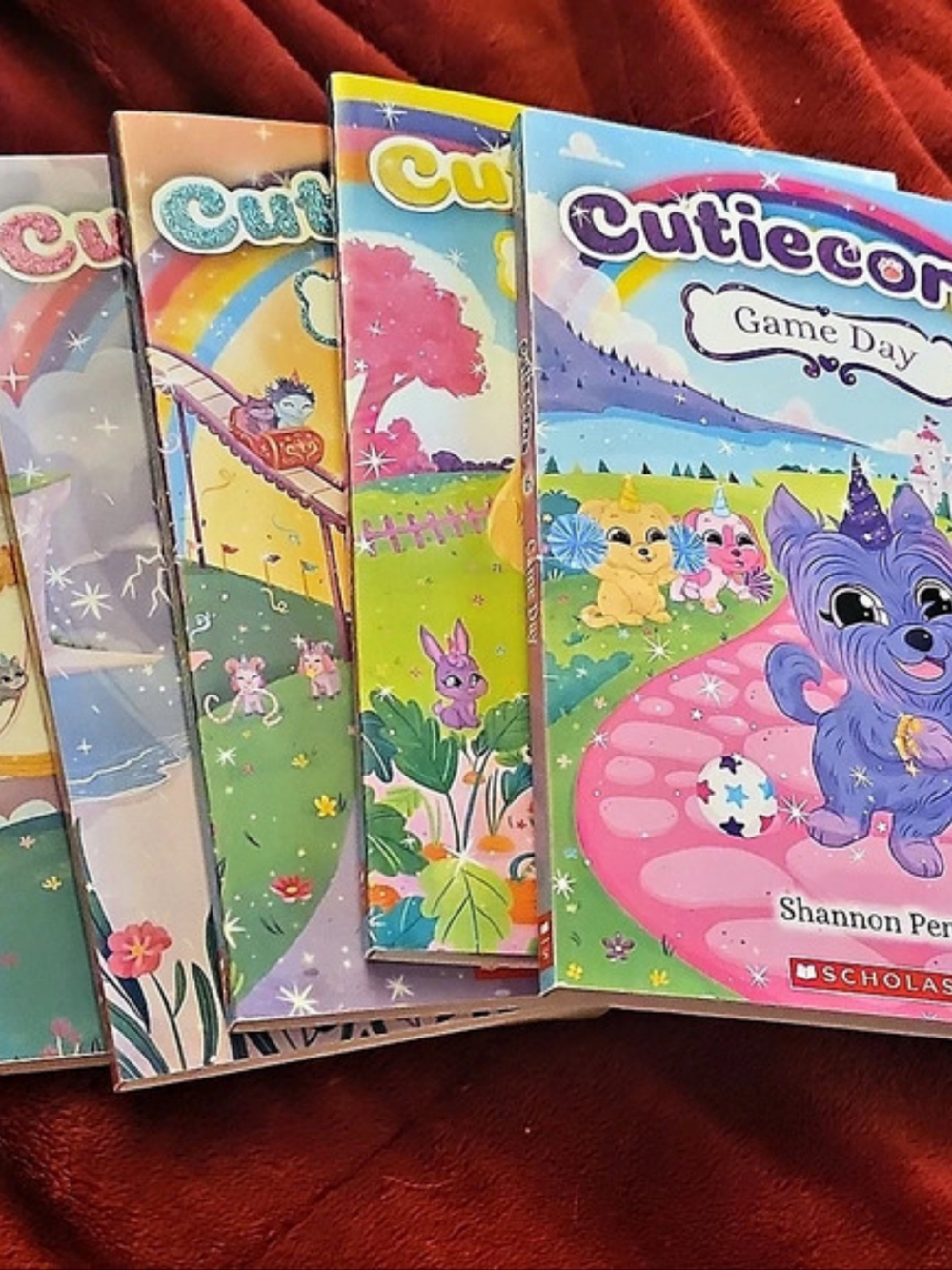 Scholastic Cutiecorns Set of 5 Books by Shannon Penney Set of 5 Books Multicolor